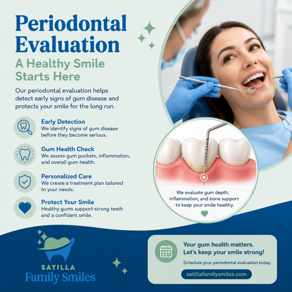 periodontal evaluation at satilla